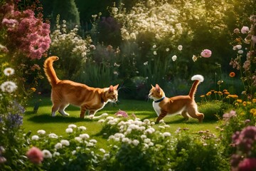 cat playing with a ball