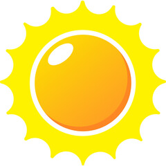 Fototapeta premium Summer Sunlight Icon