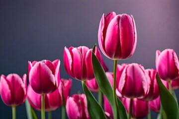 Pink tulip for  Women's Day
