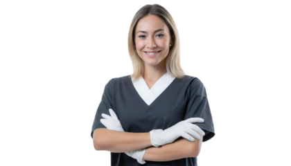 portrait of a smiling nurse