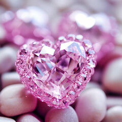 Exquisite Jewelry Collection, Featuring Sparkling Gemstones and Elegant Designs, Symbolizing Luxury and Romantic Beauty