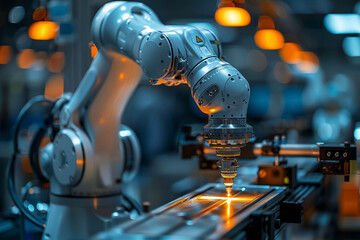 Precision of surgical robotics focus on robotic arms end
