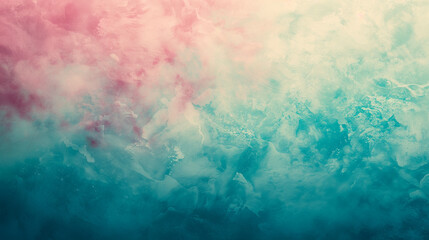 Fototapeta premium Abstract pastel pink and blue ink textures on white background with ample empty space for text, ideal for creative designs and backgrounds