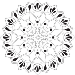 classic luxury mandala pattern design
