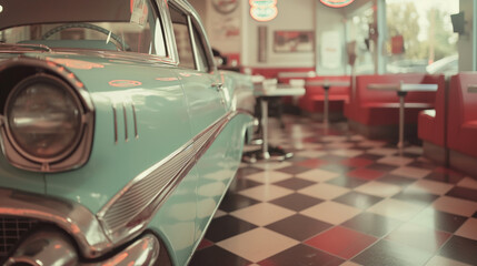 Fototapeta premium car headlight