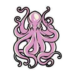 Octopus Mascot Logo
