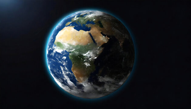 宇宙から見た地球のイメージ。宇宙空間。地球。An image of the Earth seen from space. outer space. Earth.
