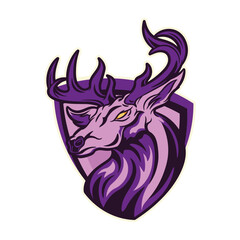 Deer Esports Mascot Logo Design