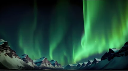 Zelfklevend Fotobehang  Northern Lights © Rashid