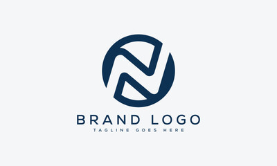 letter N logo design vector template design for brand.