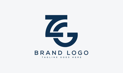 letter ZG logo design vector template design for brand.