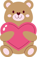 teddy bear with heart