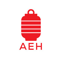 Obraz premium AEH Letter Logo
