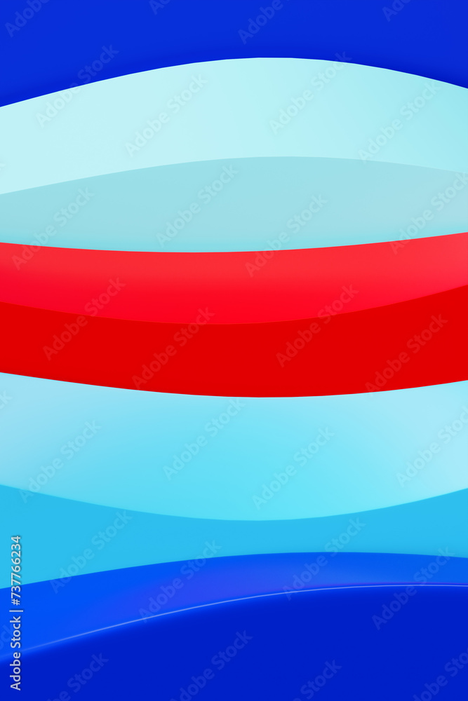 Poster 3d pattern of multicolored abstract geometric lines, vertical orientation