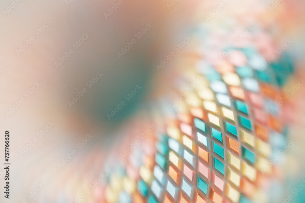 Poster 3d rendering. colorful geometric pattern. minimalistic pattern of simple shapes. bright creative sym