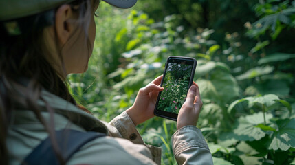 AR app for identifying local flora and fauna enhancing nature walks with interactive information