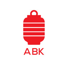 Obraz premium ABK Letter logo design template vector. ABK Business abstract connection vector logo. ABK icon circle logotype. 