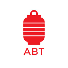 ABT Letter logo design template vector. ABT Business abstract connection vector logo. ABT icon circle logotype.
