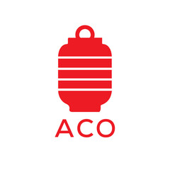 ACO Letter logo design template vector. ACO Business abstract connection vector logo. ACO icon circle logotype.
