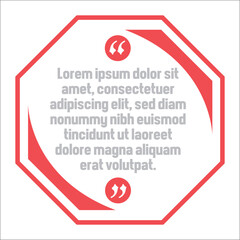 Vector set of Creative quote text template. Quote blank template. Quote bubble. frame of quotes. Print design. Quote form. Template vector set.