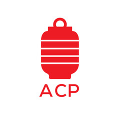 ACP Letter logo design template vector. ACP Business abstract connection vector logo. ACP icon circle logotype.
