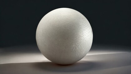A sphere, silver ball isolated over dark black background 