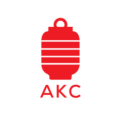 AKC Letter logo design template vector. AKC Business abstract connection vector logo. AKC icon circle logotype.
