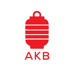 AKB Letter logo design template vector. AKB Business abstract connection vector logo. AKB icon circle logotype.
