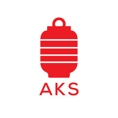 AKS Letter logo design template vector. AKS Business abstract connection vector logo. AKS icon circle logotype.
