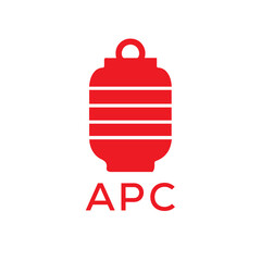Obraz premium APC Letter logo design template vector. APC Business abstract connection vector logo. APC icon circle logotype. 