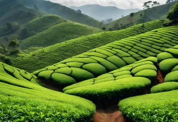 Selbstklebende Fototapeten rice terraces © Sadia