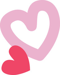 pink heart shape