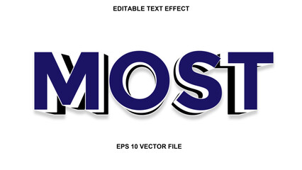 most smooth editable text effect. smooth text effect style 3d, headline, font, customizable, bold, typography, premium, marketing - obrazy, fototapety, plakaty