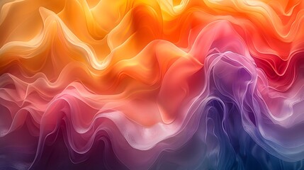 Obraz premium Abstract Gradient Texture with Vivid Colors and Dynamic Blending
