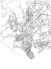 Fototapeta na wymiar Karachi Map