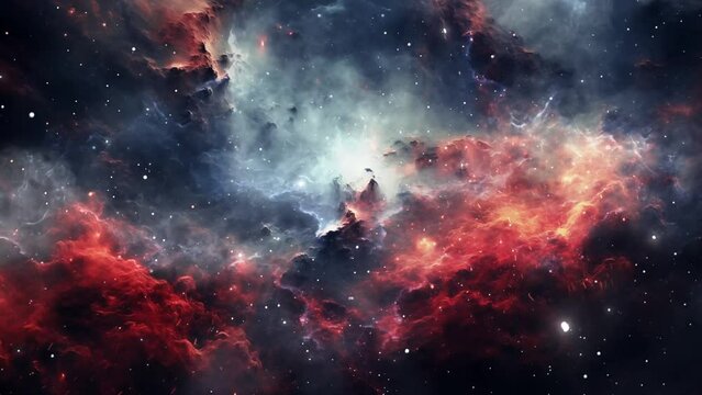 a captivating astrophotography image of nebulaic. seamless looping overlay 4k virtual video animation background 