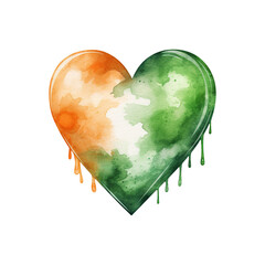 Saint Patrick Heart Shape