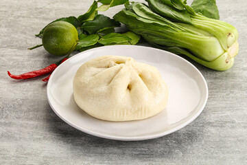 Chinese steamed bun Dim sum