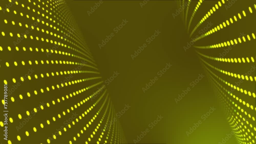 Poster 3d dotted animation pattern motion graphic movement round abstract geometric background design visua