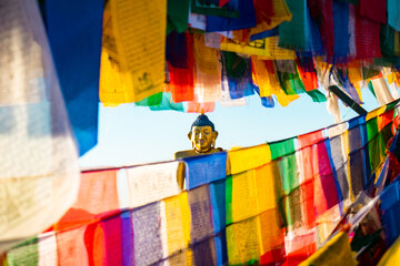 Fototapeta na wymiar Buddha in Mussoorie 