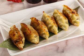 Fried Japanese stuffed dumplings - Gyoza