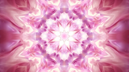 abstract background of pink luxury kaleidoscope