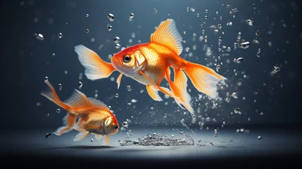 Fotobehang goldfish © Jafger