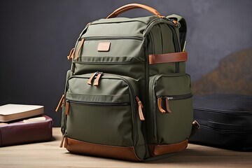 A well designed travel backpack with various compartments for organization