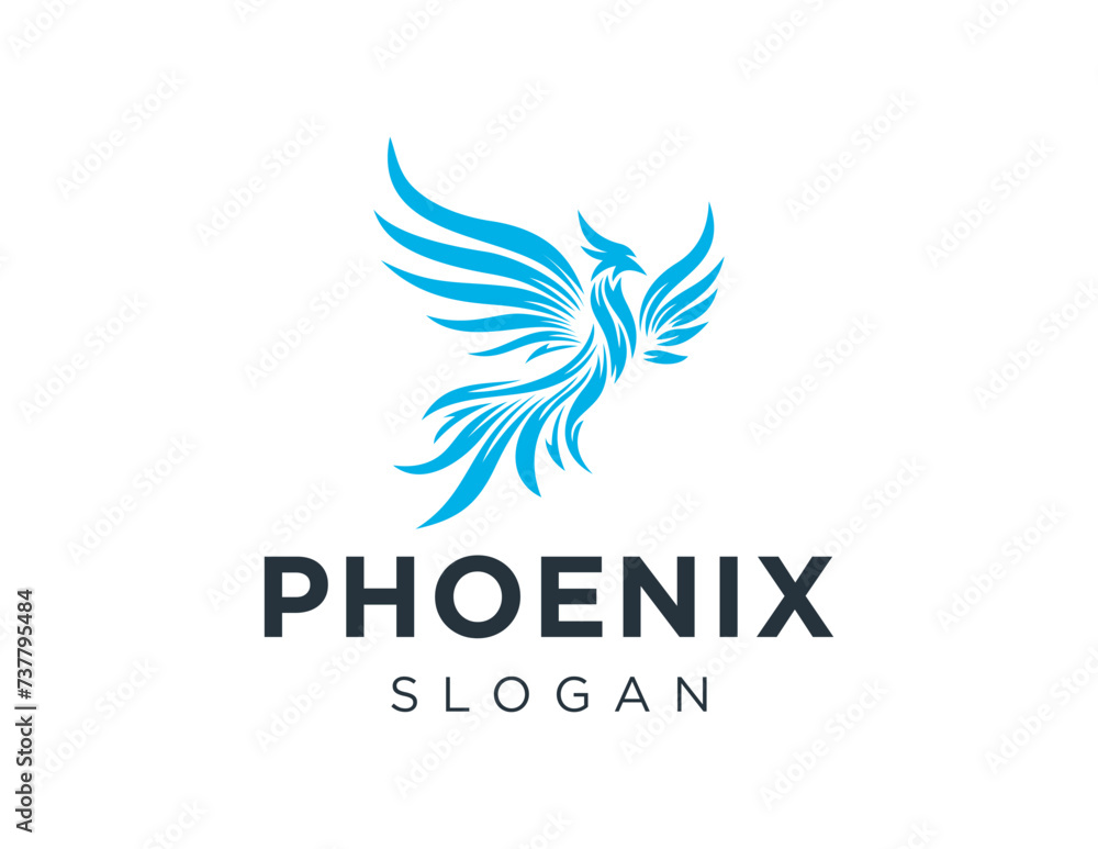 Poster the logo design is about phoenix and was created using the corel draw 2018 application with a white 