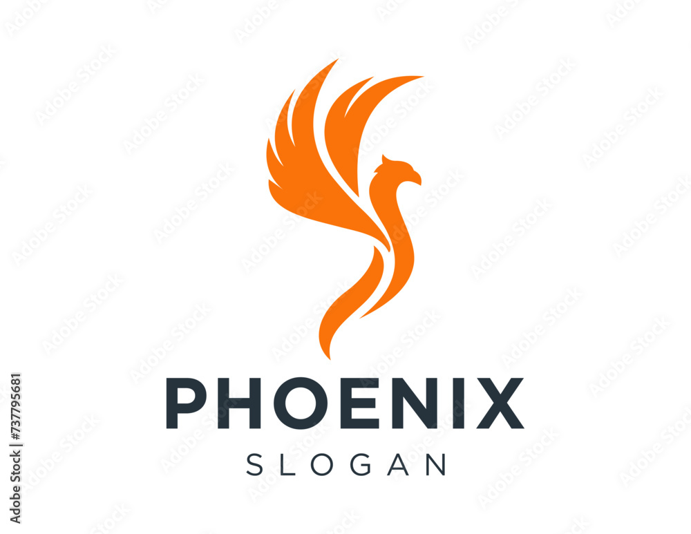 Poster the logo design is about phoenix and was created using the corel draw 2018 application with a white 