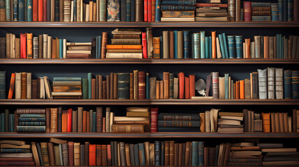 Stack of books on minimalist background, perfect for educational or literary themes