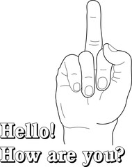 Middle Finger Hand SVG Humor Funny prints