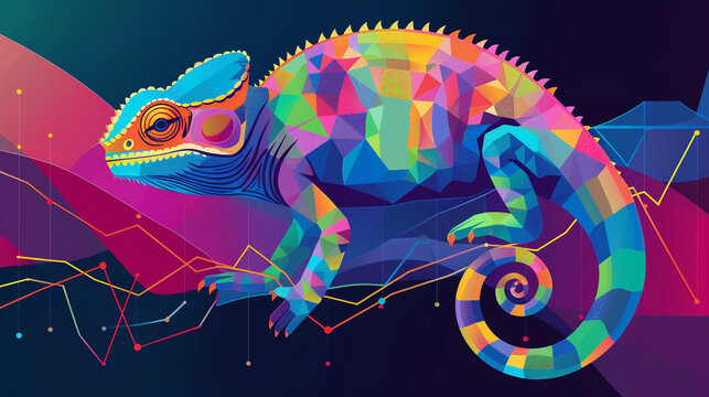 The Chameleon of Stock Market Investments Imagine the stock market as a dynamic chameleon constantly changing its colors and patterns to reflect the volatility and complexity of