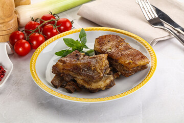 Roasted Lamb ribs with spices
